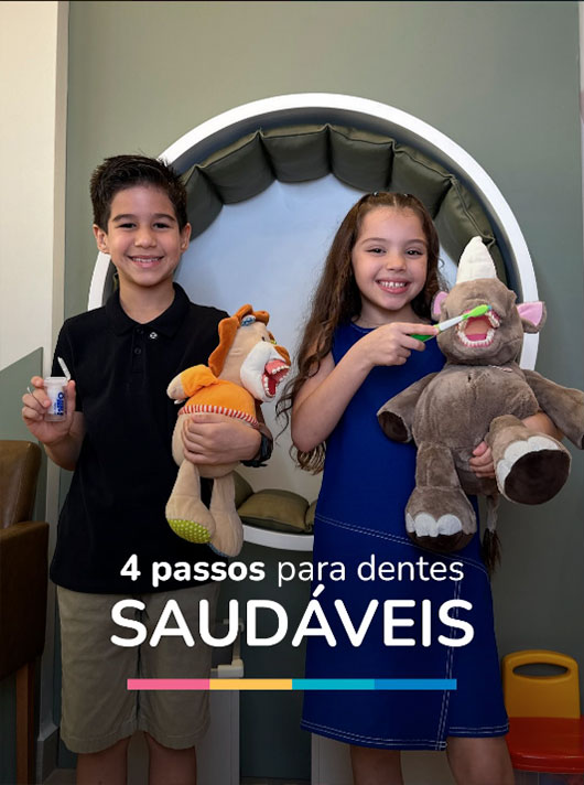 passos para dentes saudaveis